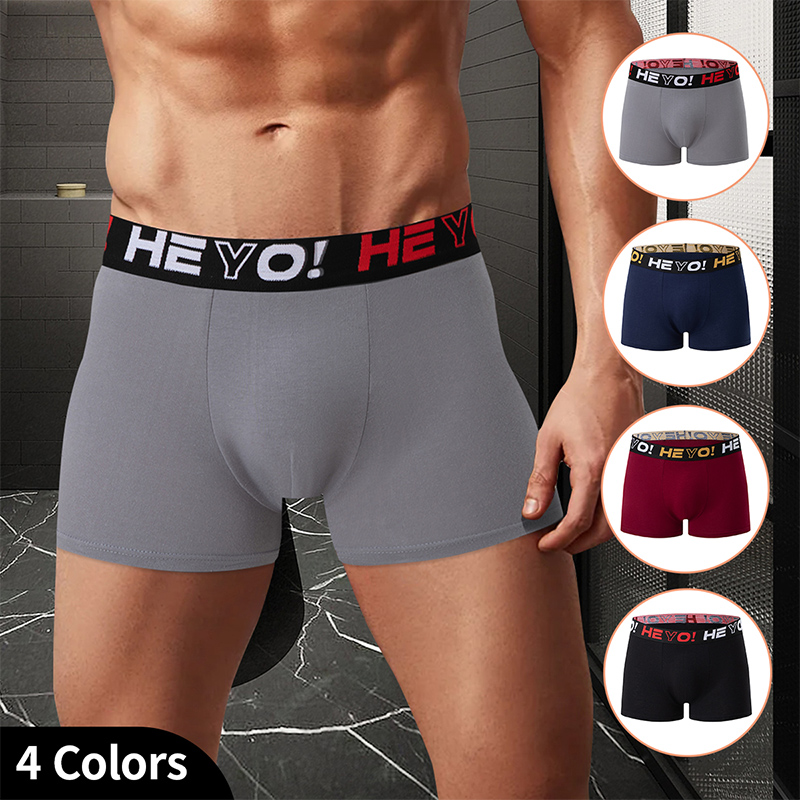 Boxer Brief Pack Cotton - طقم من 4 قطع من الملابس