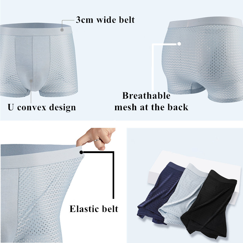4 قطعة/الوحدة الملابس الداخلية - مراجعة Boxer Shorts Modal وسعره